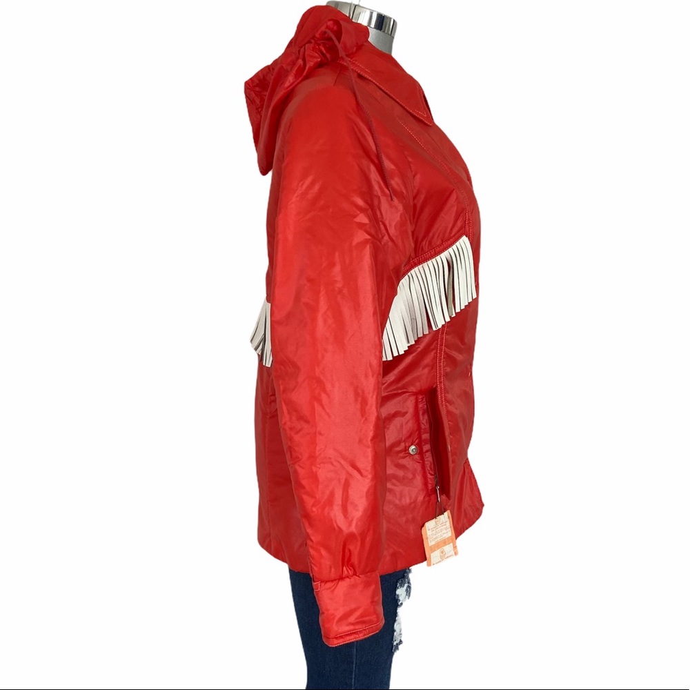 Red Women's Ski & Snow Jacket with Hood - Picture 9 of 9